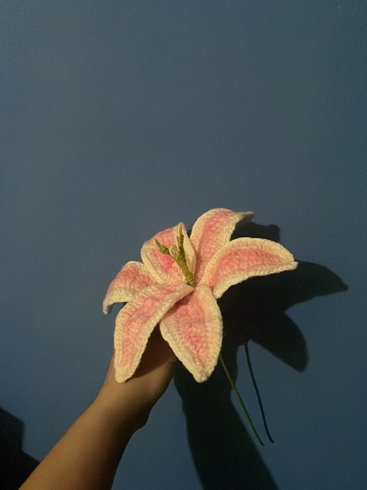 Handmade Crocheted Lily Flower
