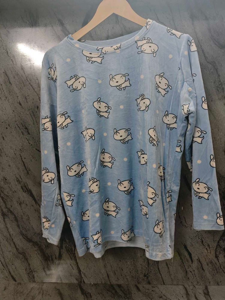 Cute Cartoon Print Top