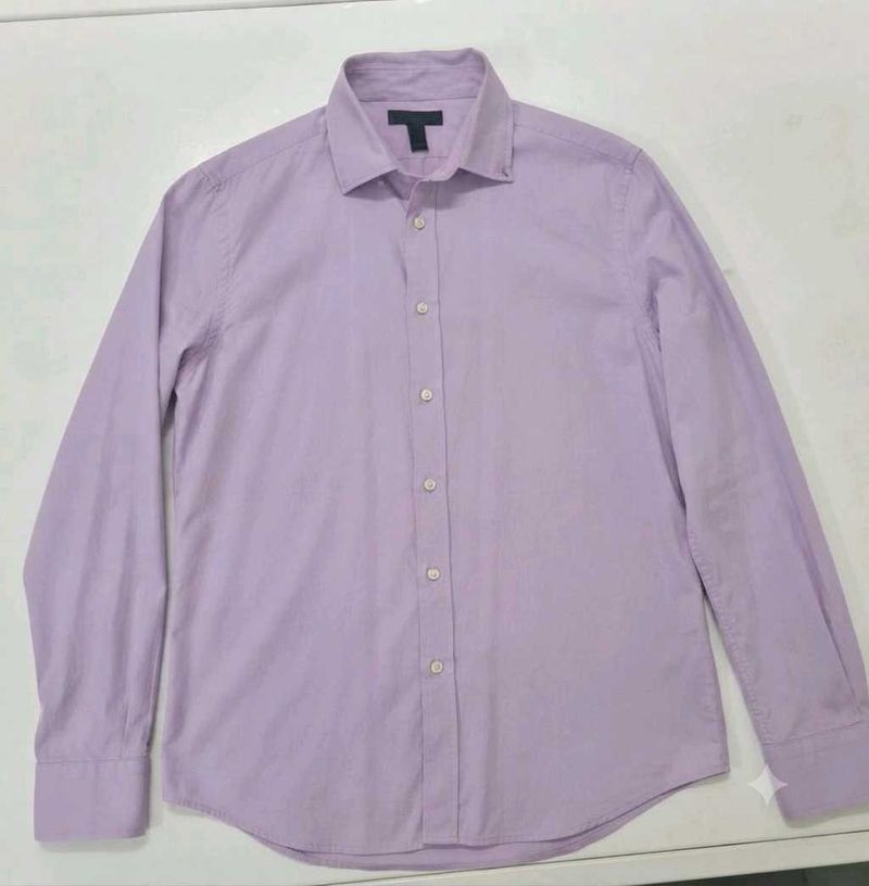 Men's Lavender Button-Down Shirt