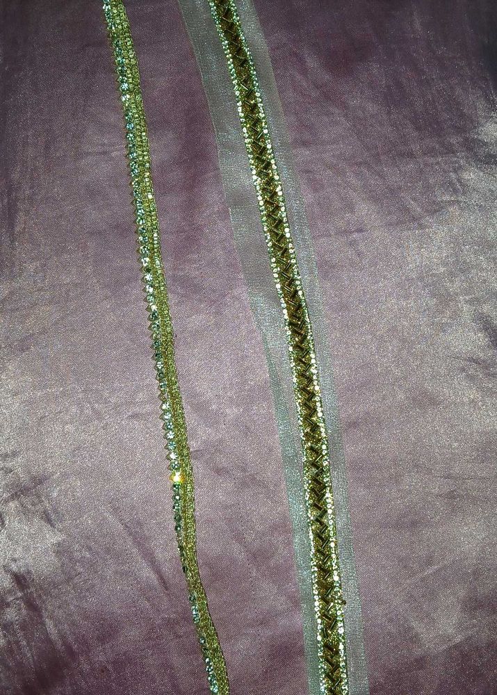 Embellished Fabric Trim lace( set of two)