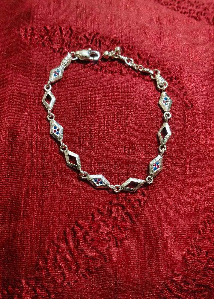 Elegant pure silver Diamond Bracelet