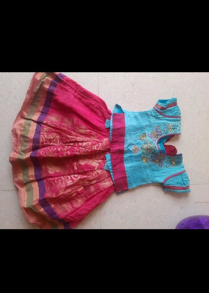 Tamilnadu pattu pavadai cotton