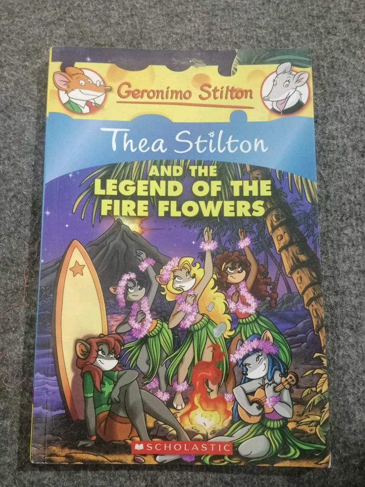 Thea Stilton Legend of Fire Flowers Book