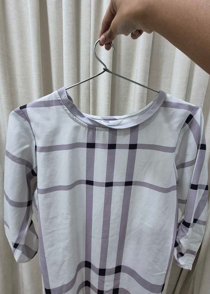 Classic Plaid Long Sleeve Top