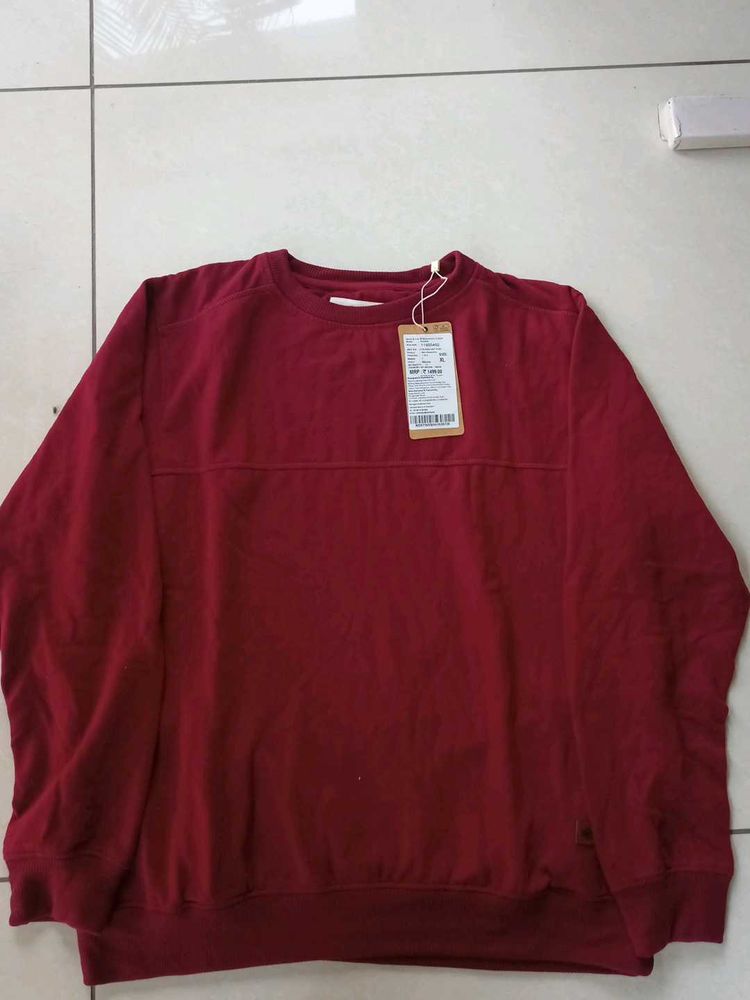 Maroon Crewneck Sweatshirt