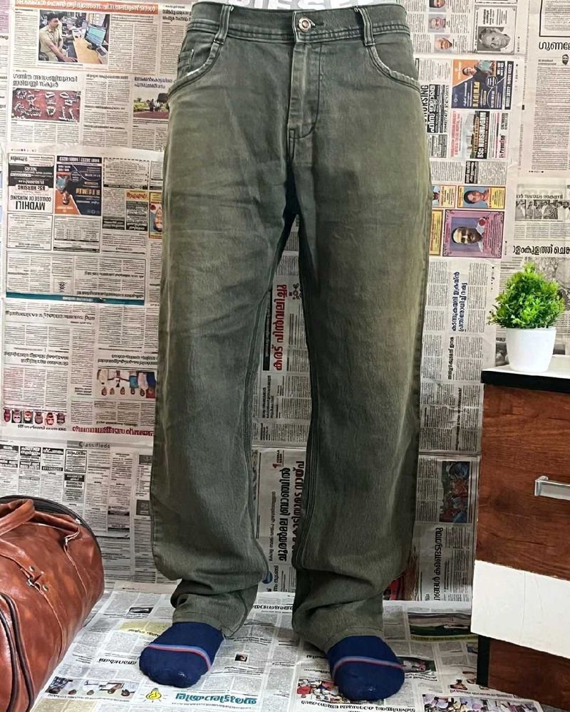 Denim Olive Jeans