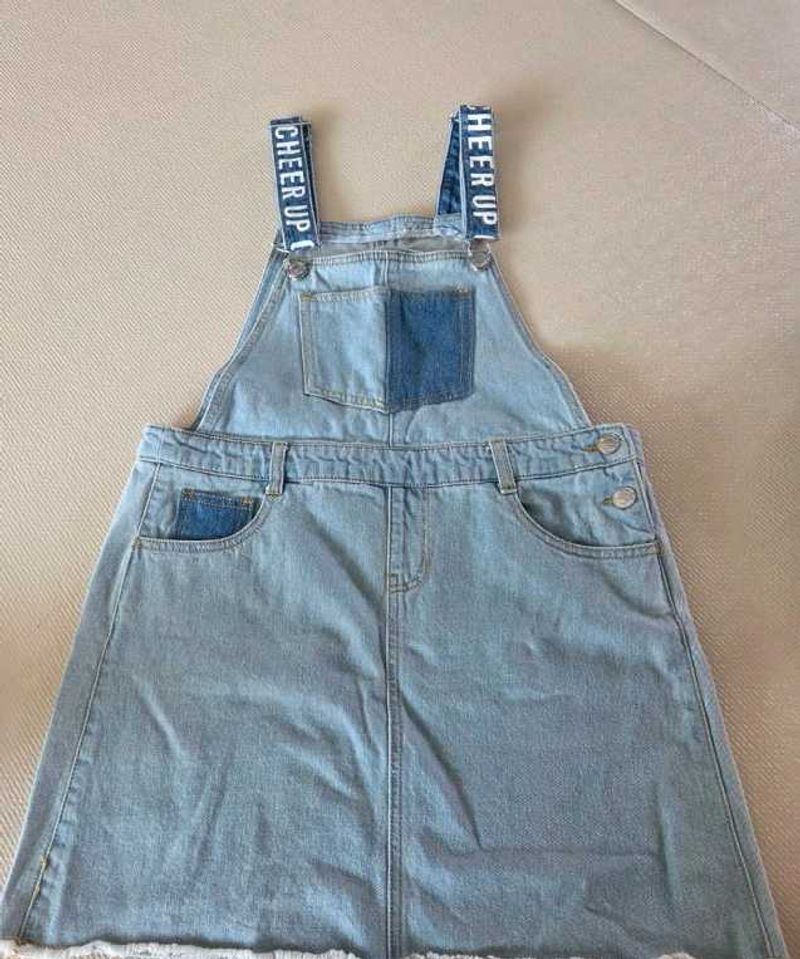 Denim Pinafore Dress