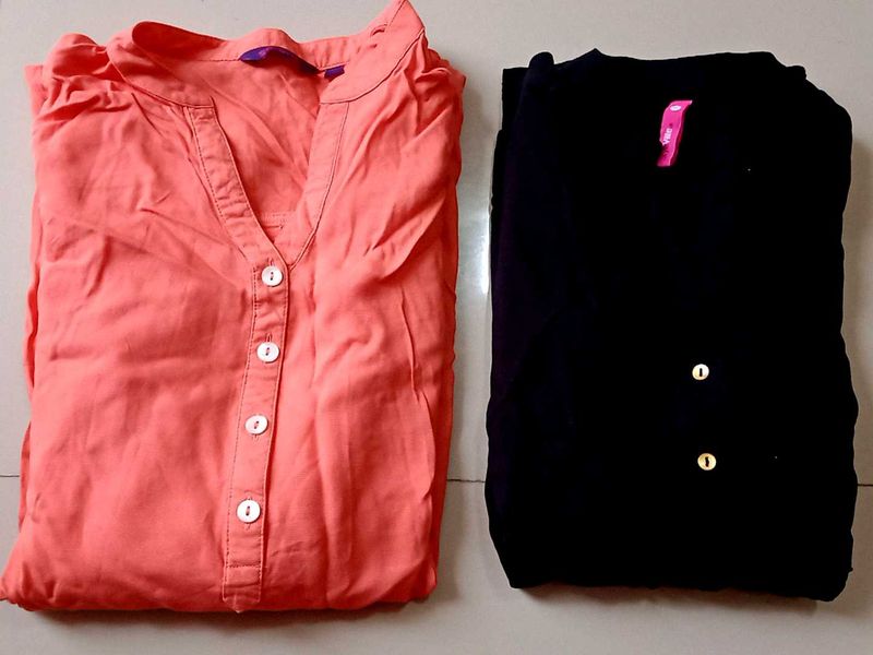 Combo Of 2 Branded Tunic Tops