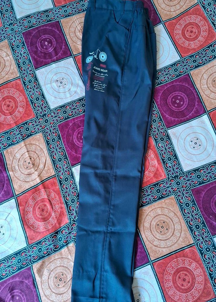 Men's Graphic Print Trousers