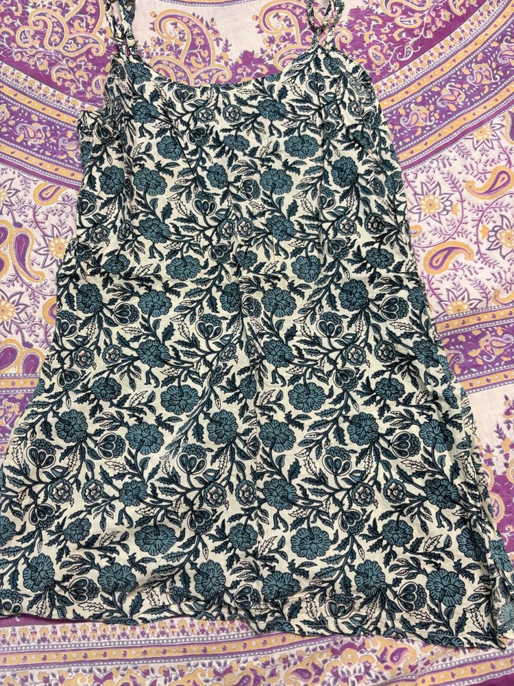 Boho Floral Print Kurti