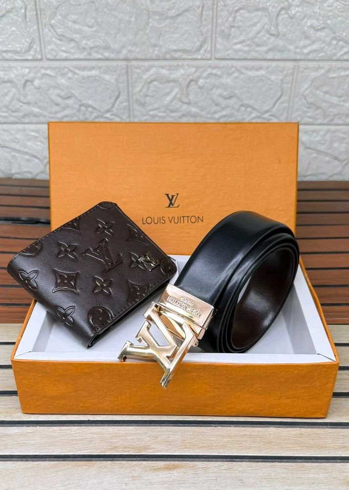 Louis Vuitton Belt and Wallet Set