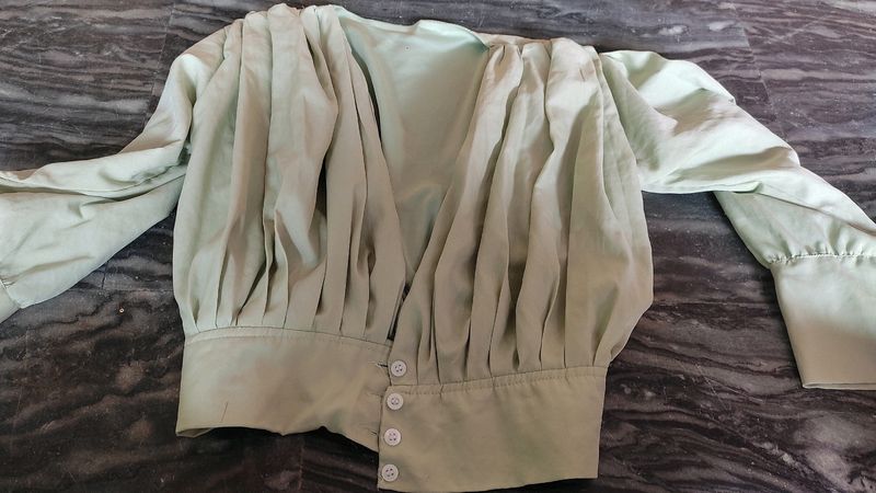 Sea Green Ballon Top