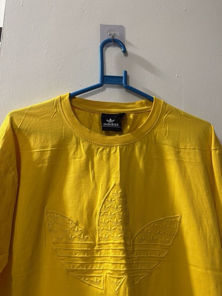 Adidas Yellow T-Shirt