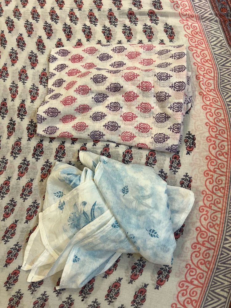 2 cotton dupattas
