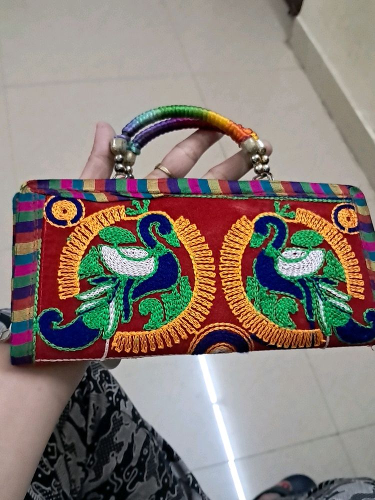 Beautiful Embroidered Clutch.