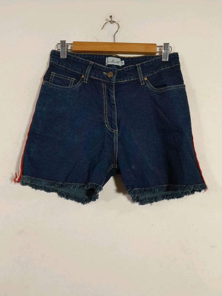 Marca Disati Blue Denim Shorts(Womens)