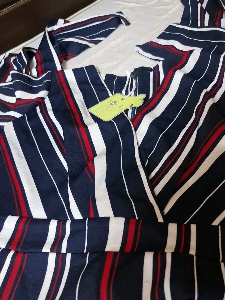 Striped Jumpsuit