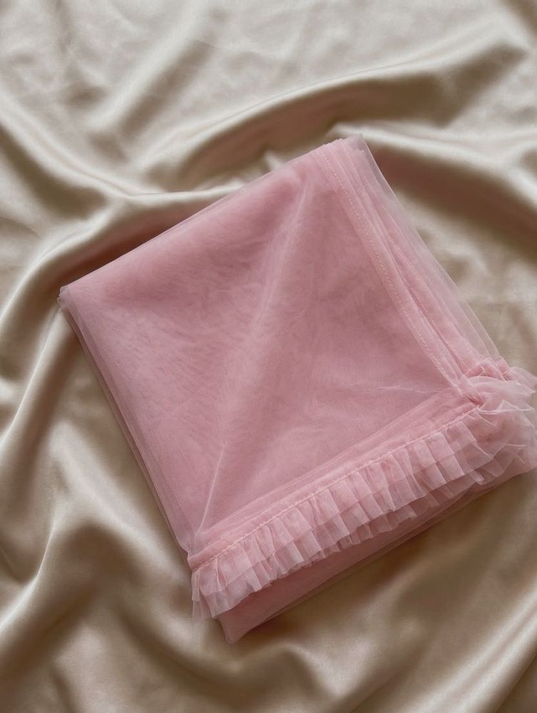 Stunning Pink Net Dupatta