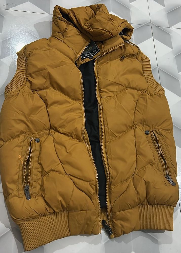 Mustard Puffer Vest