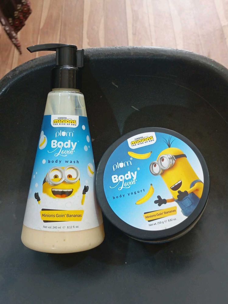 Plum banana Body Wash &amp; bodyYogurt(cream)