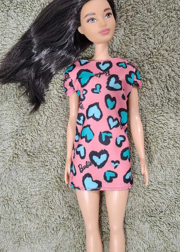 Barbie Doll Pink Heart Dress
