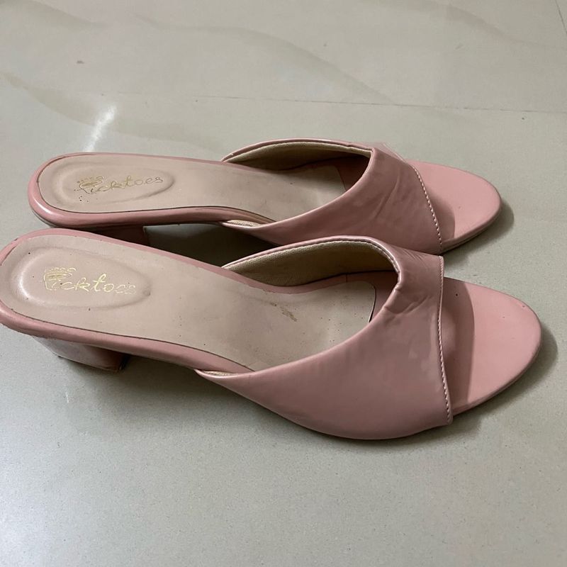 Chic Pink Block Heels 💗