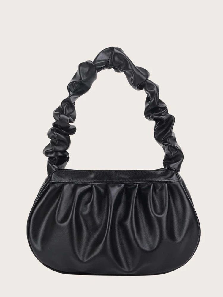 Chic Ruched Shoulder Bag