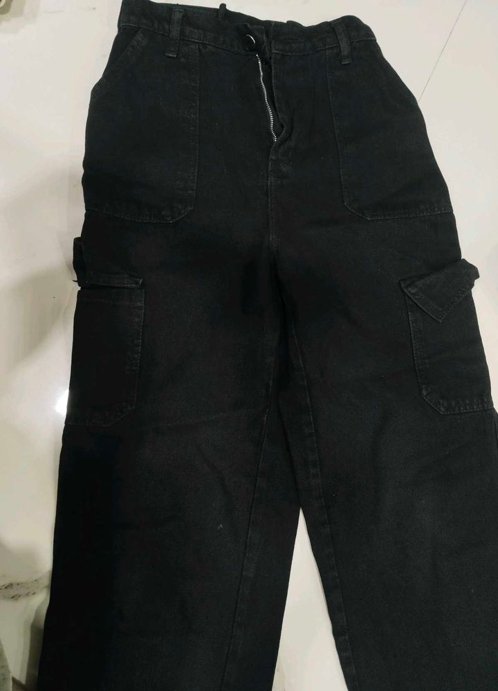 Black Cargo Pants