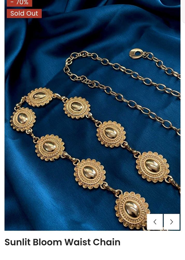 Sunlit Bloom Waist Chain