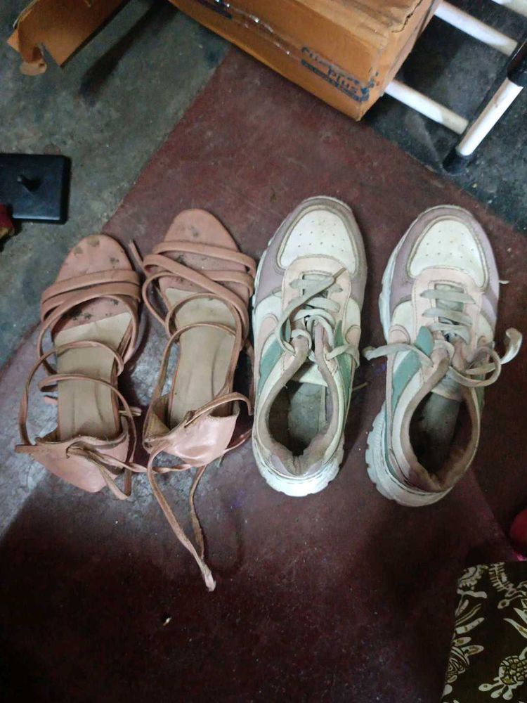 Women's Shoes - Heels and Sneakers