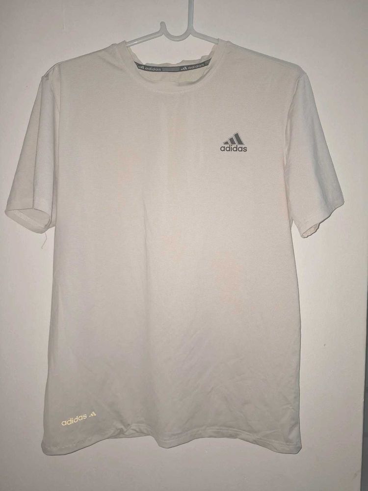 Adidas Men's White T-Shirt