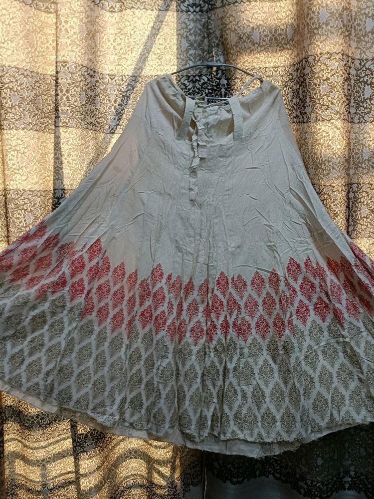 Printed Cotton Skirt