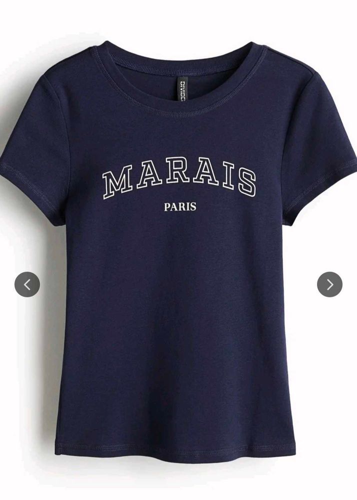 h&amp;m printed cotton jersey