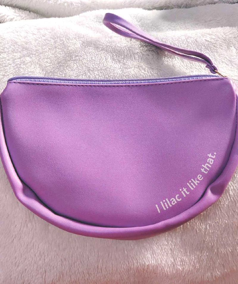 Plum Lilac It Like That Pouch NEW AND FRESH PEACE