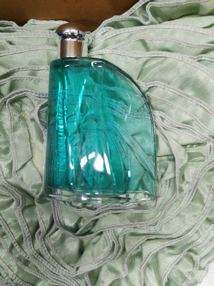Stylish Blue Perfume Bottle
