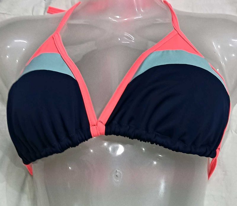 Colorblock 🖤34 Triangle Bikini Top