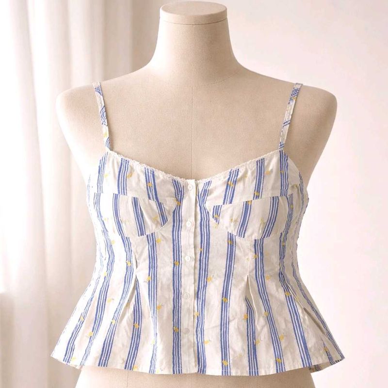 Cute Striped Cami Top