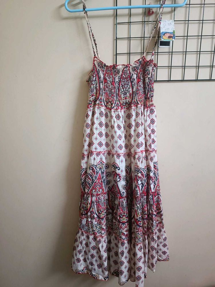 Boho Paisley Print Sundress