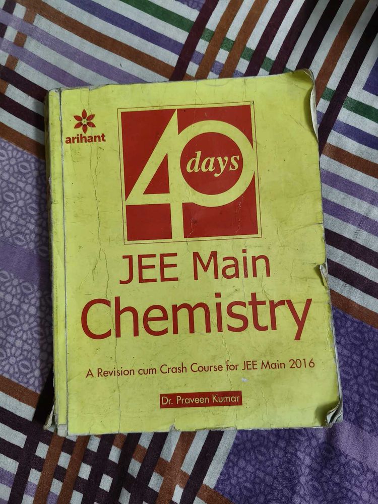 Arihant 40 Days JEE Main Chemistry