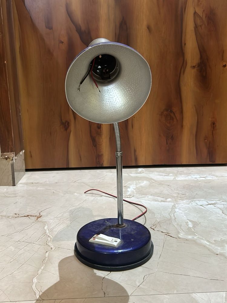 Vintage Blue Desk Lamp