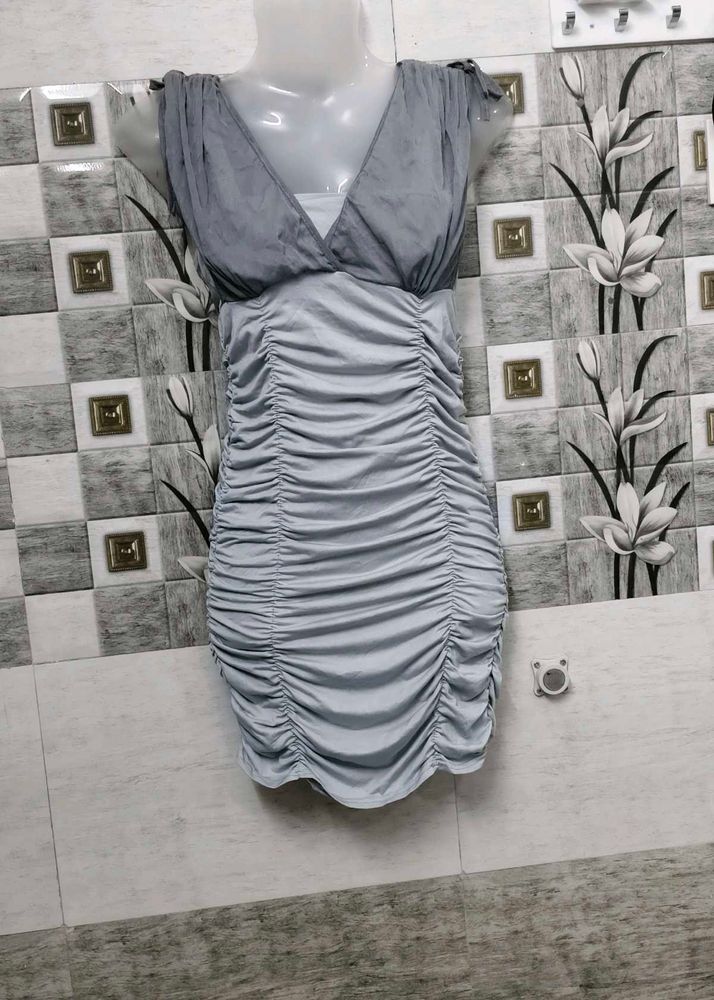 Stylish Ruched Bodycon Dress