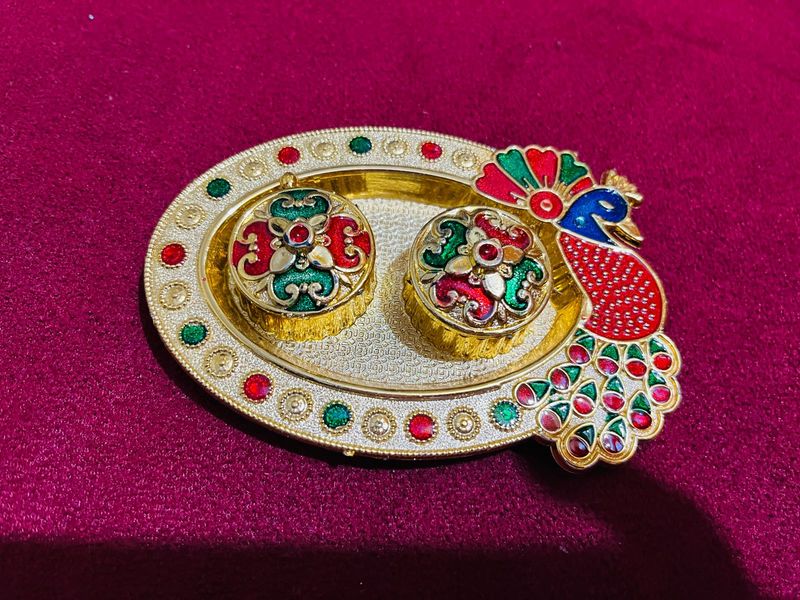 Pooja haldikumkumPeacock new wdt tag 2 At 99