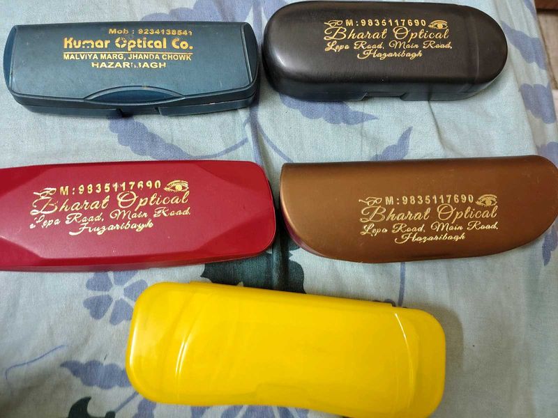 Lot of 5 Eyeglass Cases