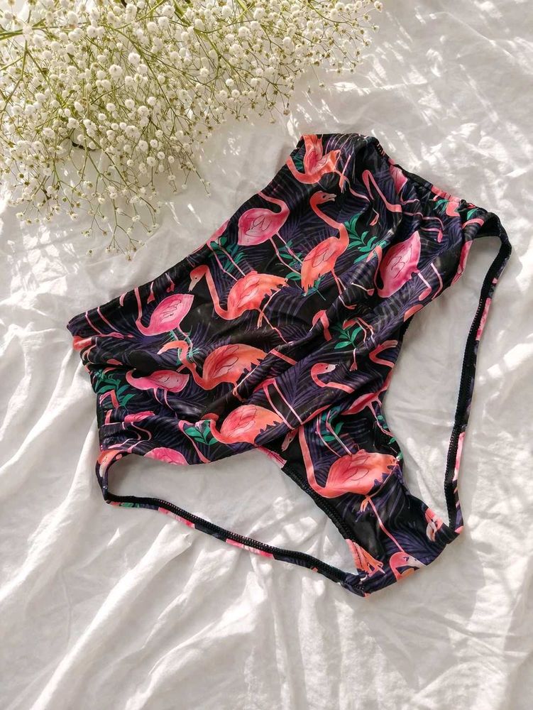 🇨🇵1.24.Flamingo Print Bikini Bottom
