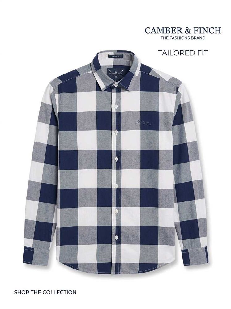 Men's Checked Shirt by Camber&amp;Finch