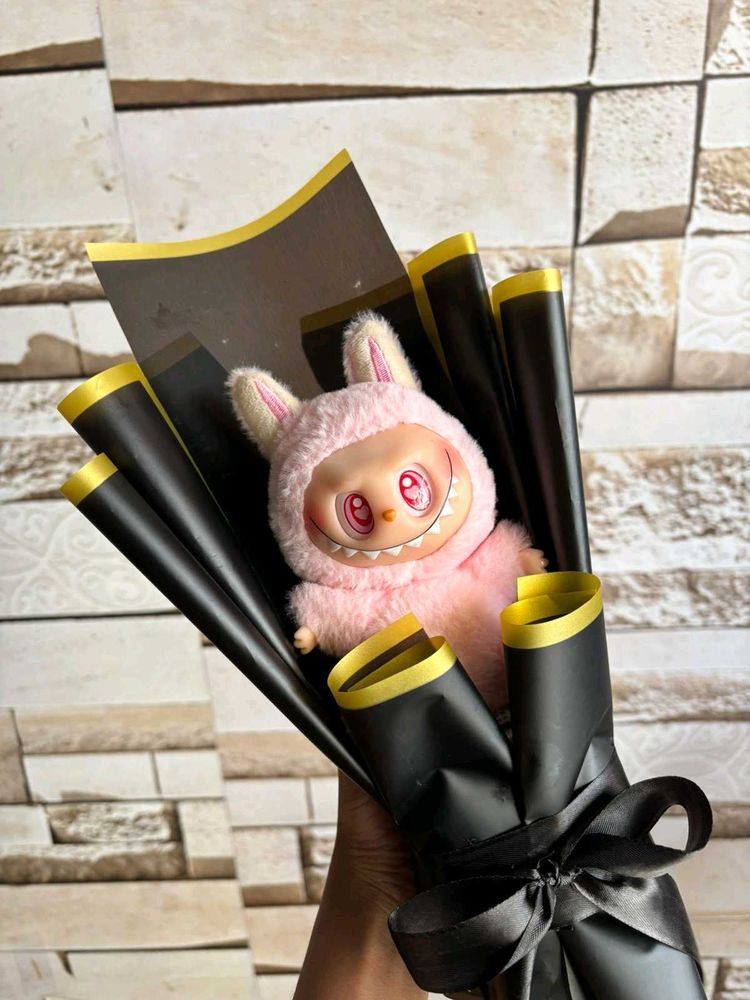Kawaii Pink Bunny Plush Bouquet