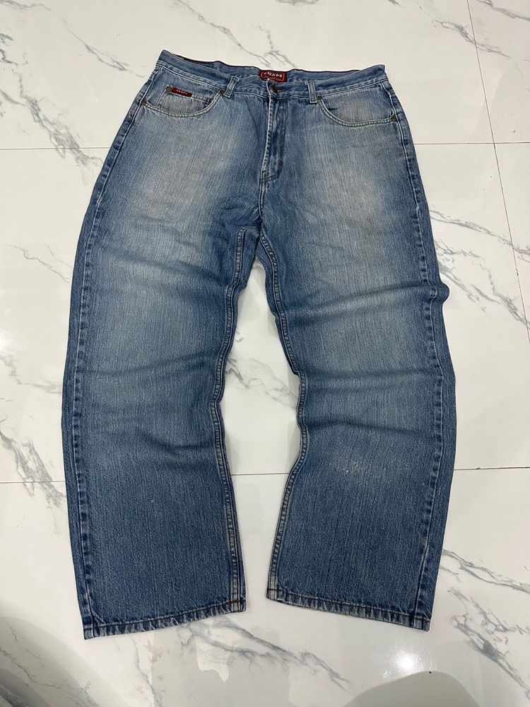CHAPS BY RALPH LAUREN Men's Blue Wash Denim Jeans