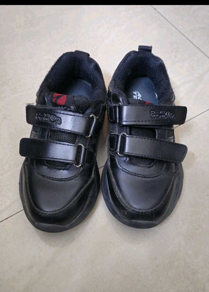 Black Velcro Sneakers for Kids uk 12