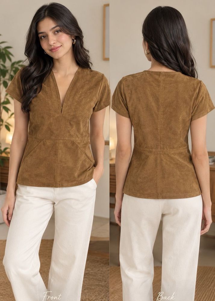 Suede Top