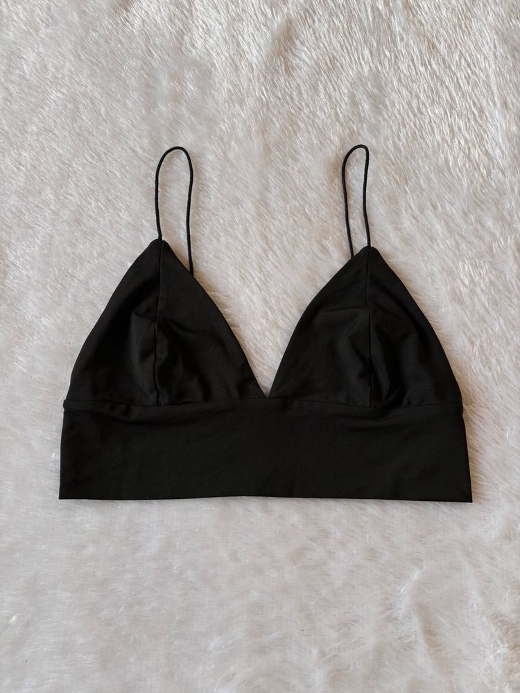 Black Bikini Bralette Topwear